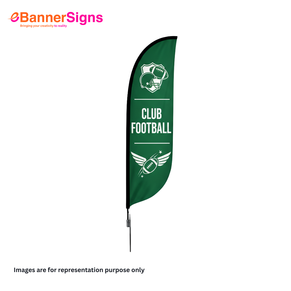 Blade Flag with Cross Base 2