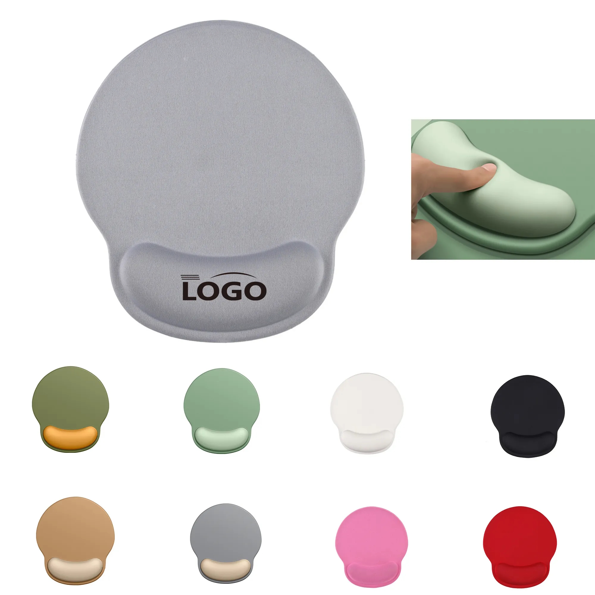 Mouse Pad with Gel Wrist Support MOQ 10pcs 4