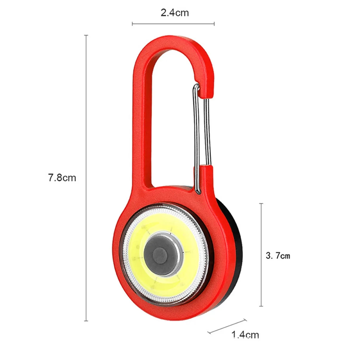 Portable Safety Carabiner Keychain LED Work Light 4