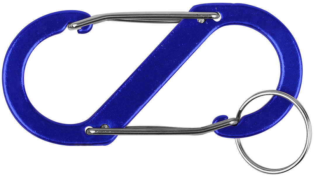 S Shaped Carabiner with Key Ring 6