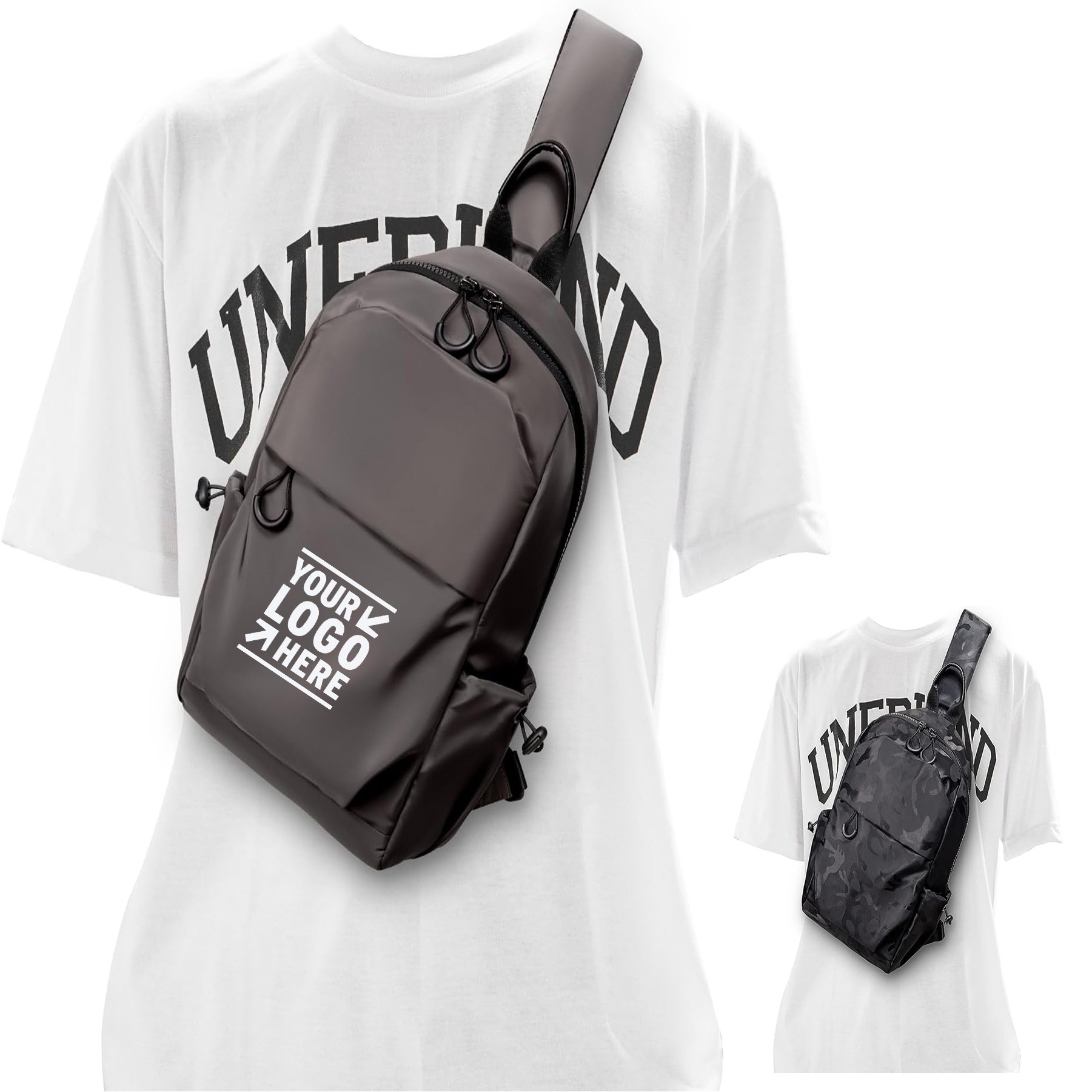 Crossbody Backpack Travel Daypacks Chest Pack Outdoor Shoulder Men One Strap Small Sling Bag 2