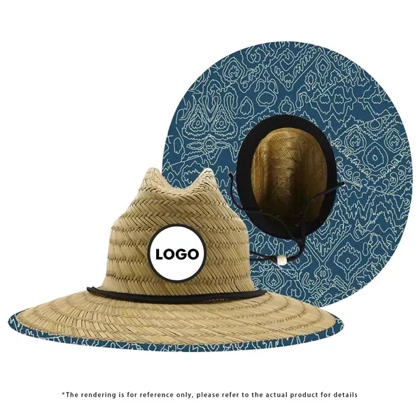 Handwoven Coastal Sun Hat - Stylish Beachwear Accessory 1