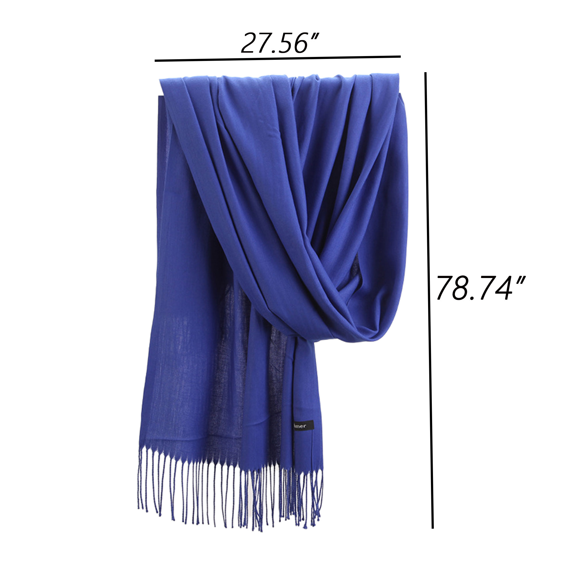 Winter Solid Color Lady Shawls Scarves Wraps 4