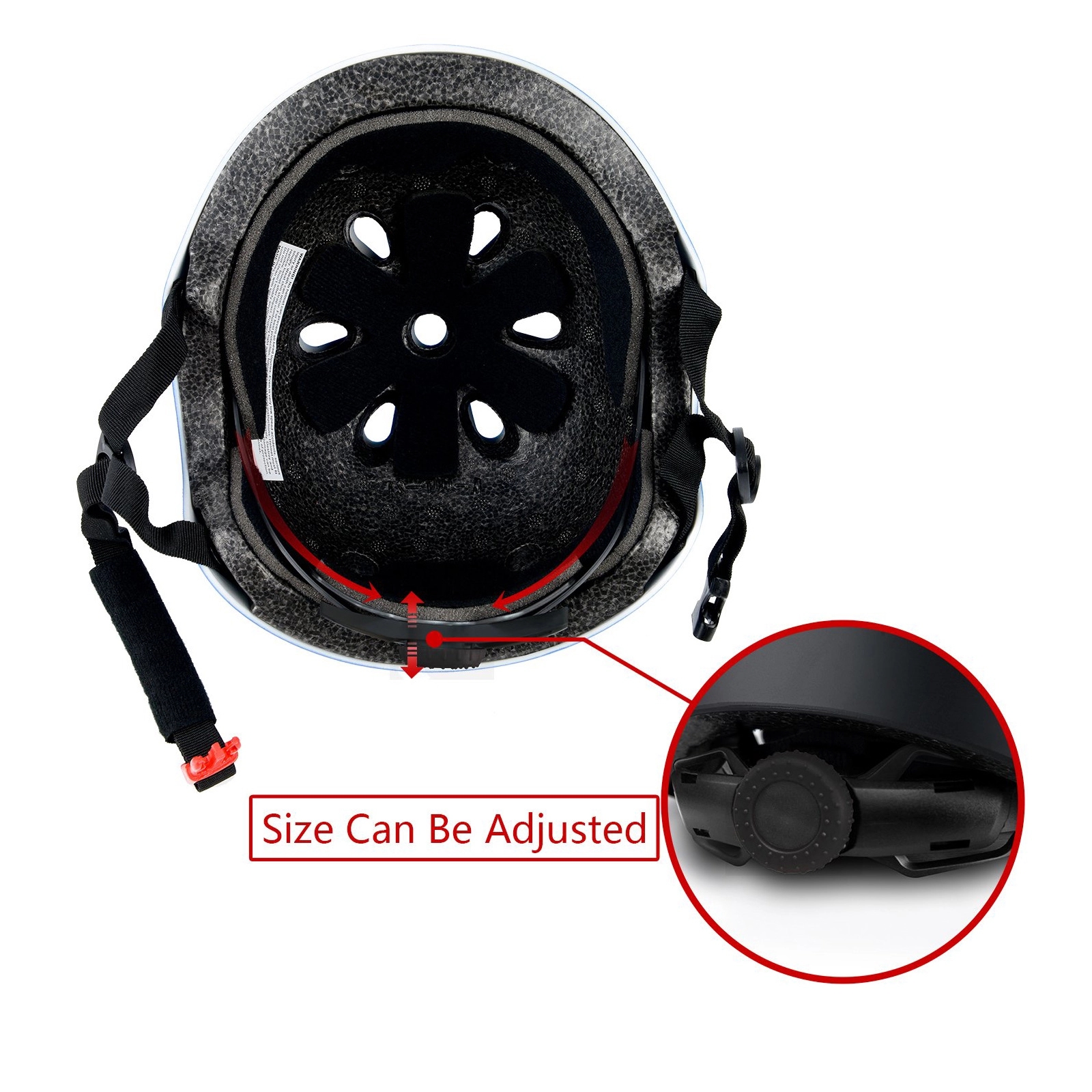 Adjustable Bicycle Skate Scooter Helmet 12