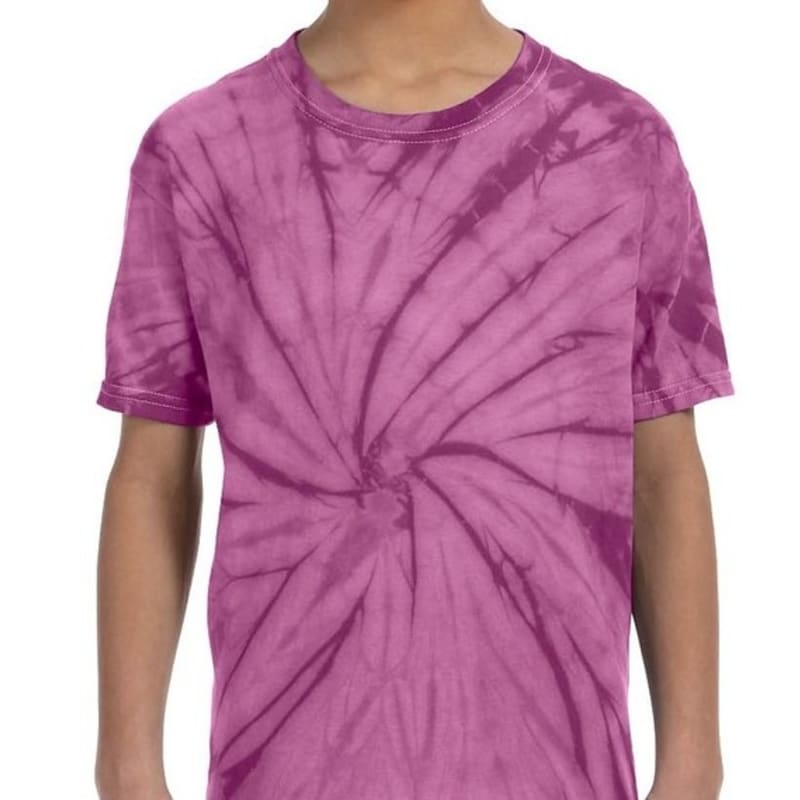 Tie-Dye Youth 5.4 Oz., 100% Cotton Tie-Dyed T-Shirt 25