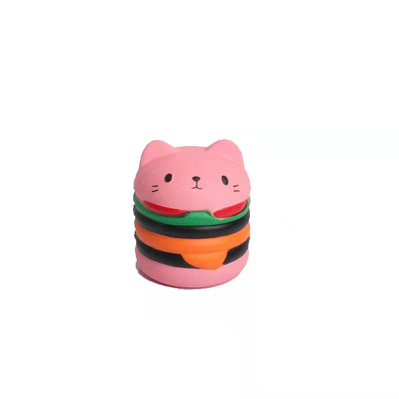 Squishy Hamburger Squeeze Toy Stress Reliever 7