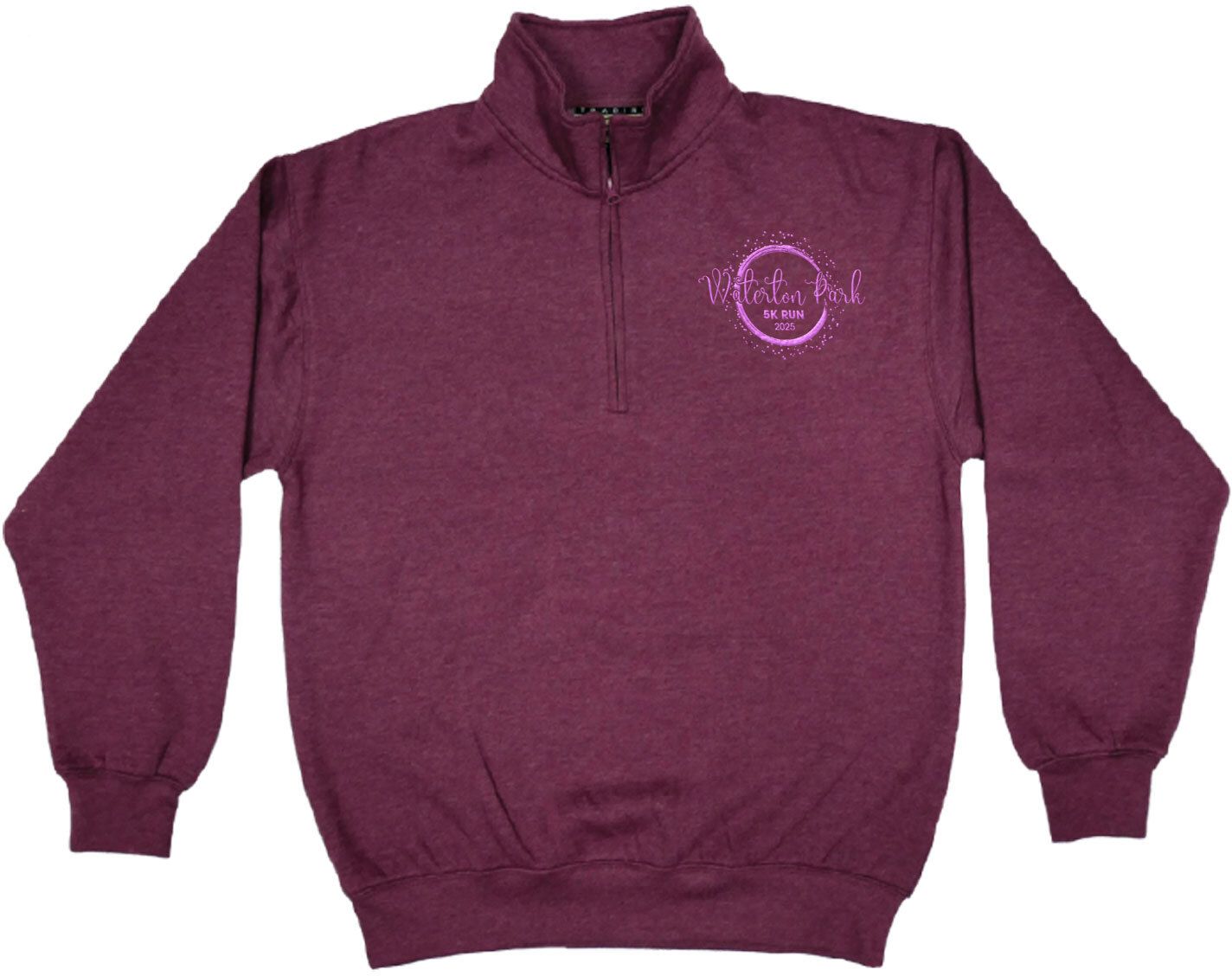 ADULT 1/4 ZIP FLEECE PULLOVER - EMBROIDERED 15