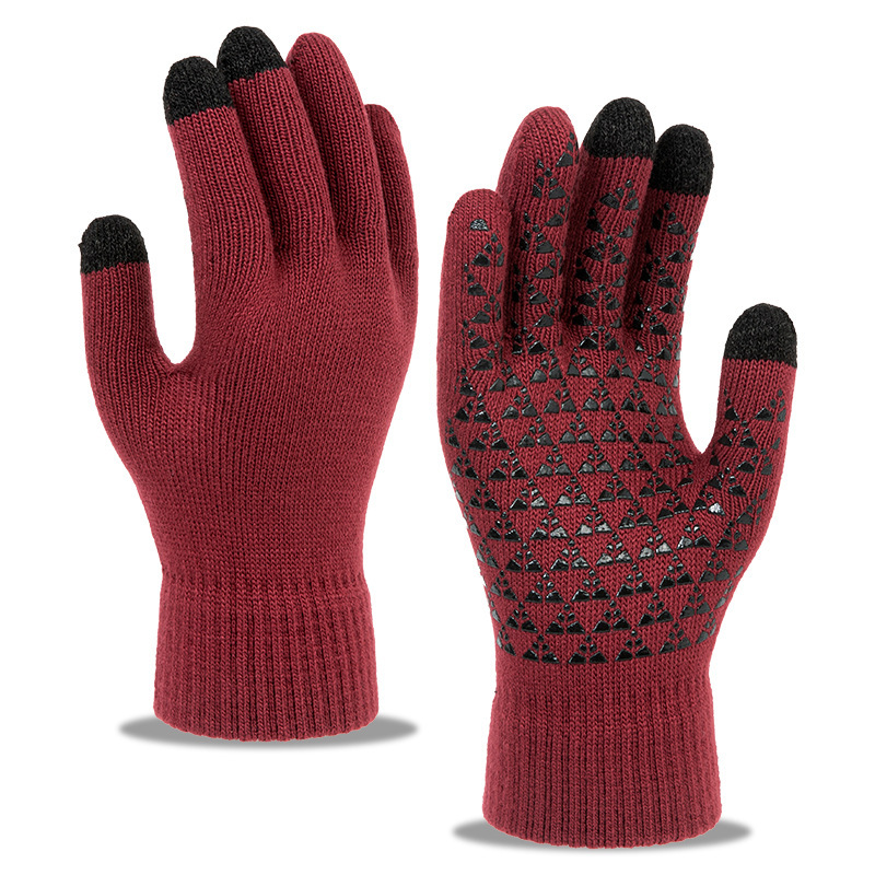 Non-Slip Gloves W/ 3 Finger Touch 12