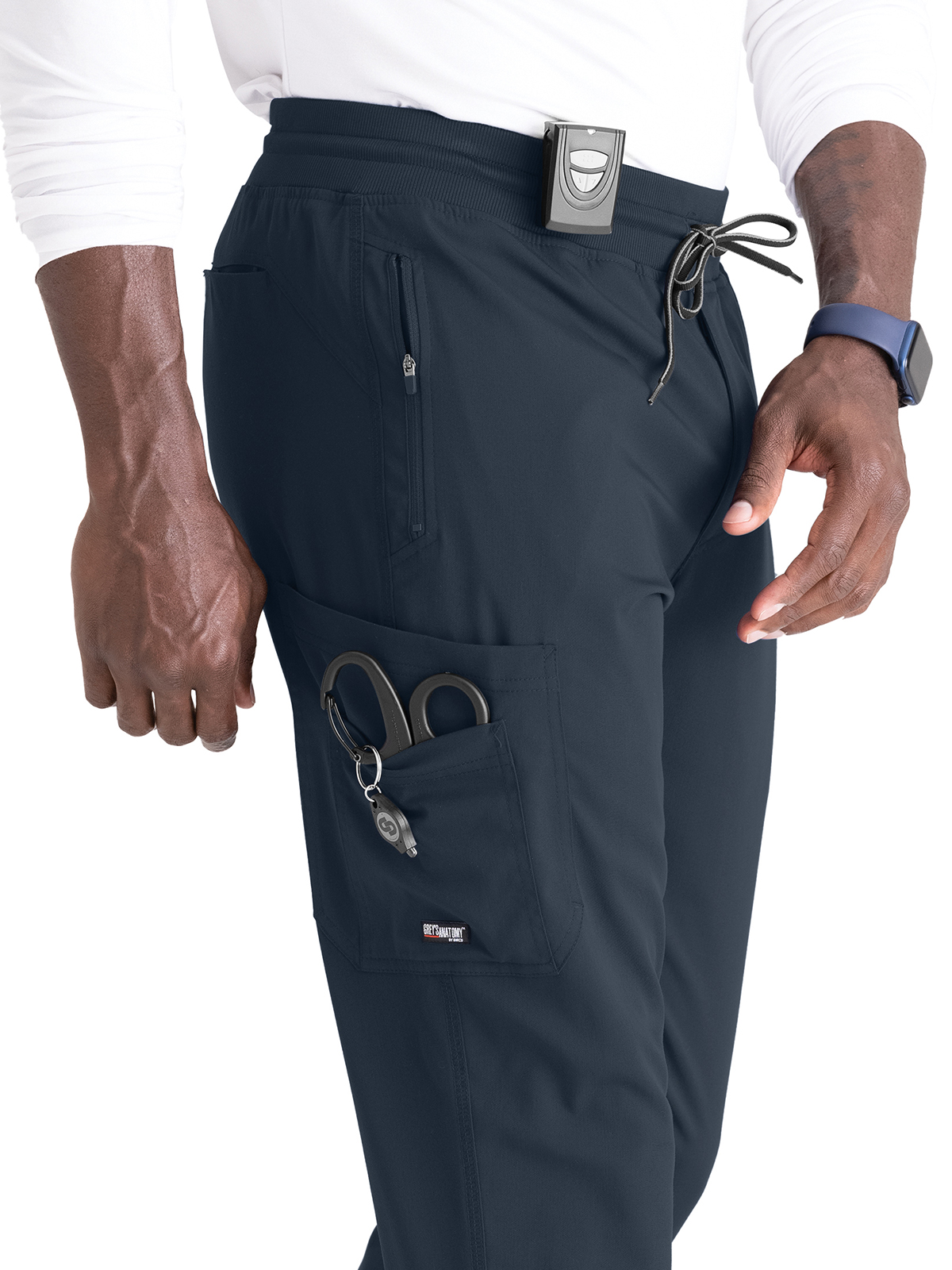 Grey's Anatomy Spandex Stretch - Men's Five-Pocket Murphy Jogger Scrub Pant 28