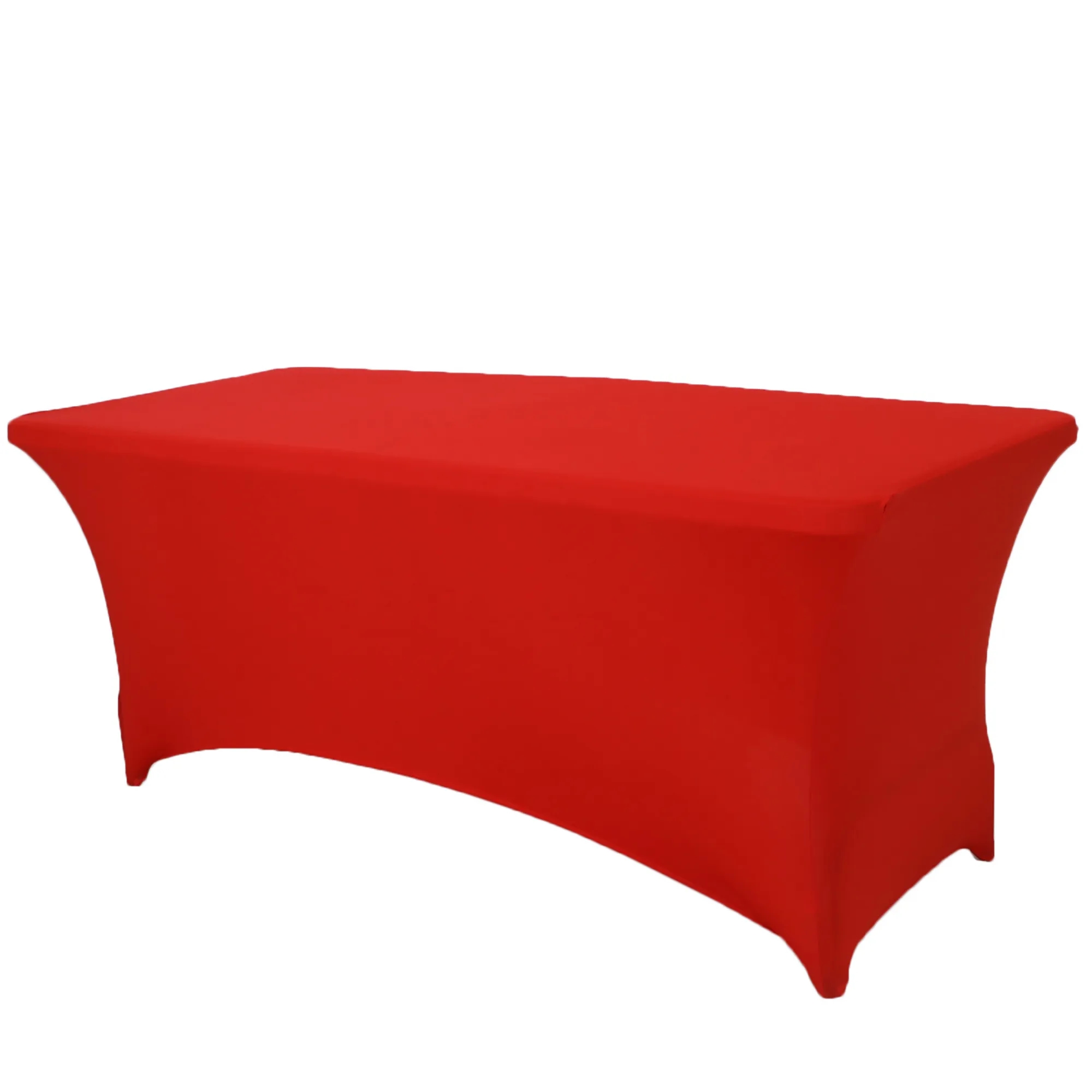6FT Stretch Tablecloth Fits Rectangular Table MOQ 1PCS 5