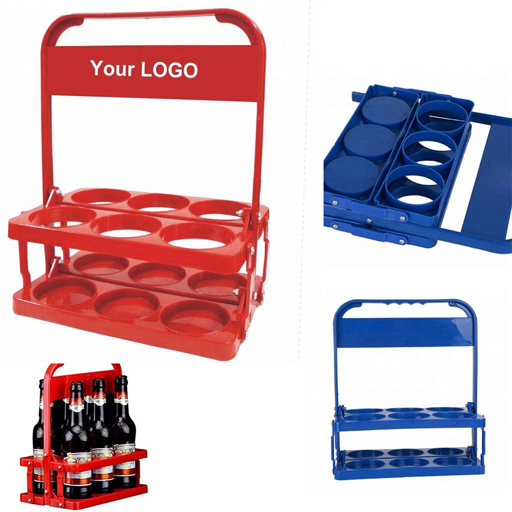 Folding 6-Pack Beer Bottle Holder 2