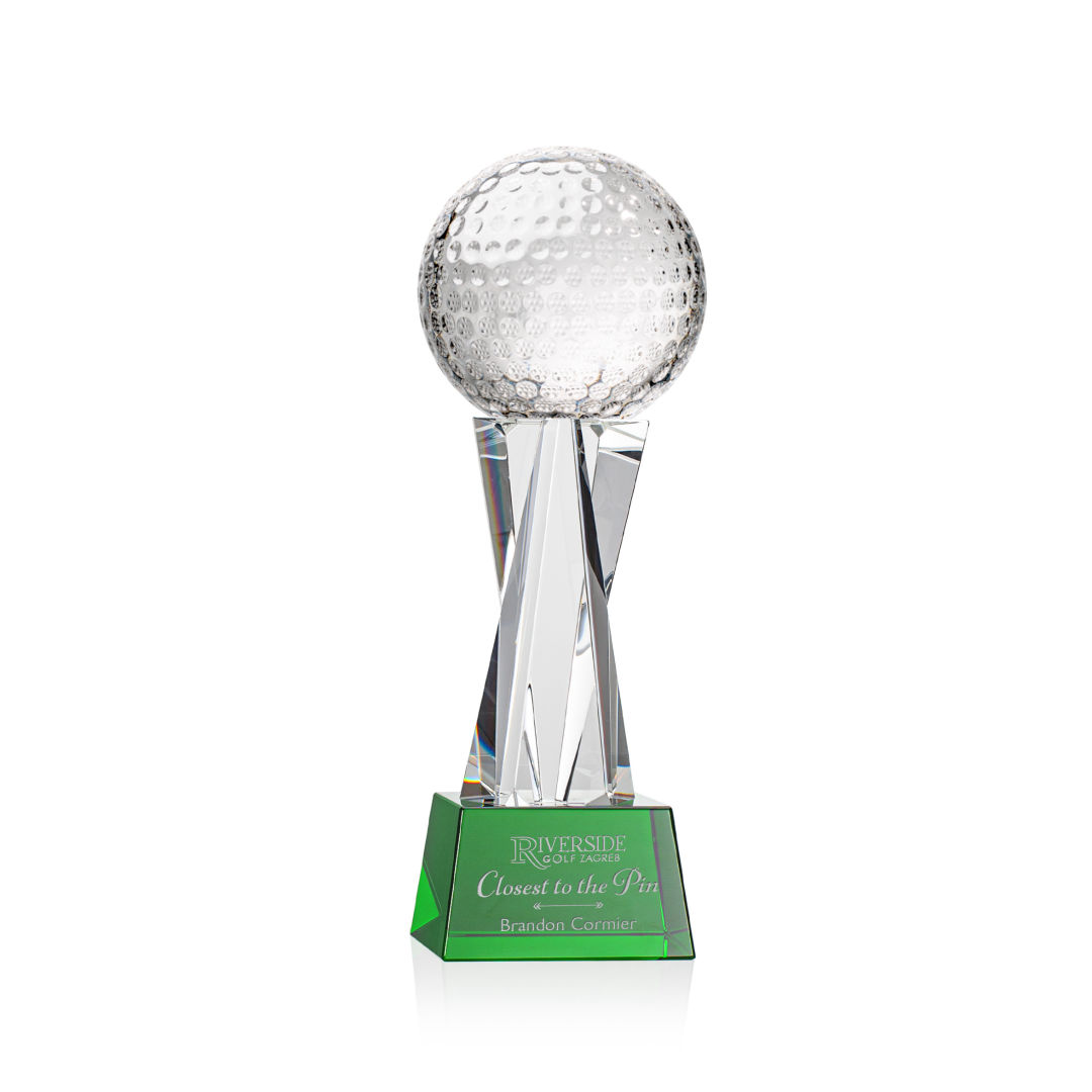 Golf Ball Award on Grafton Base - Green 6
