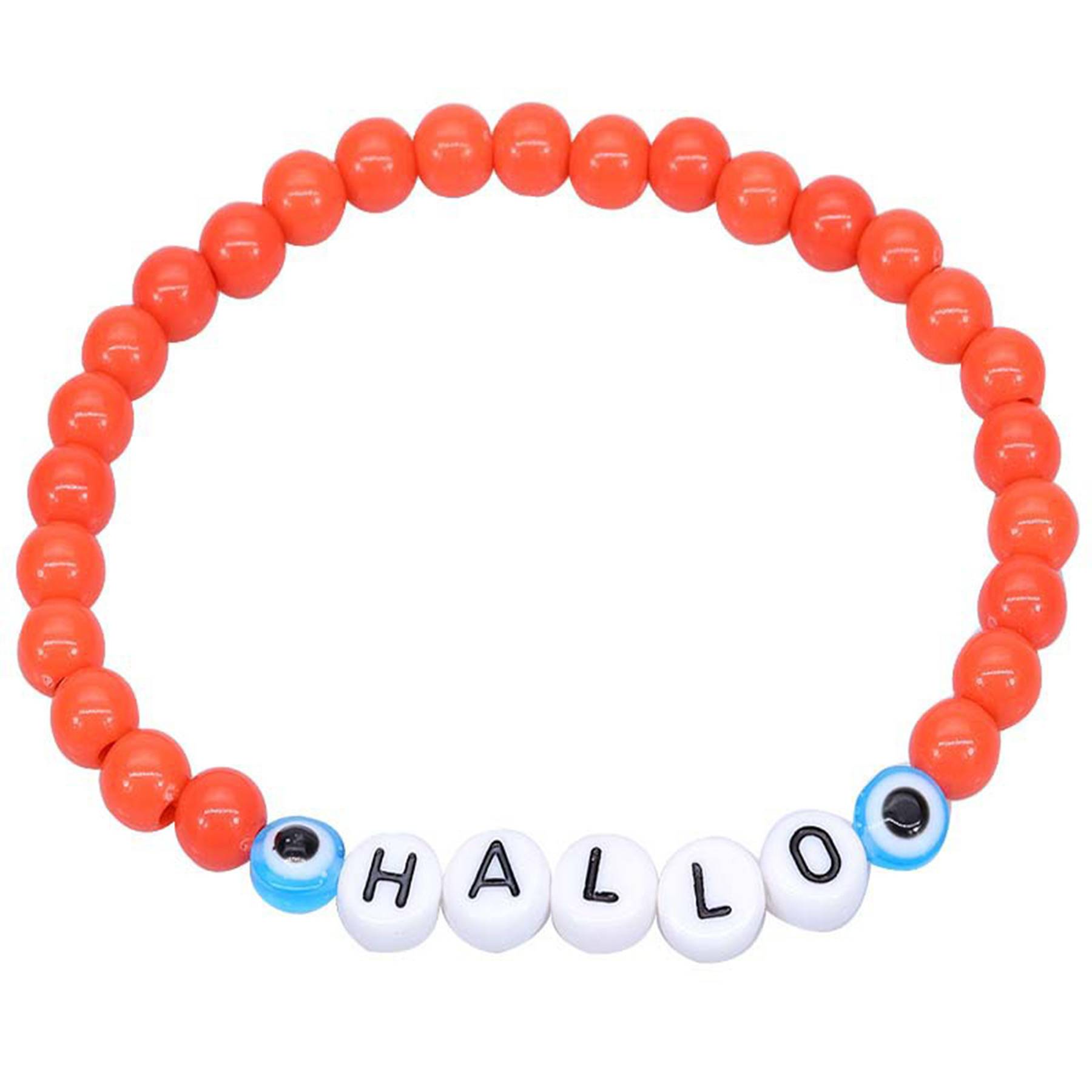 Plastic Handmade fashion letter beaded bracelet 6