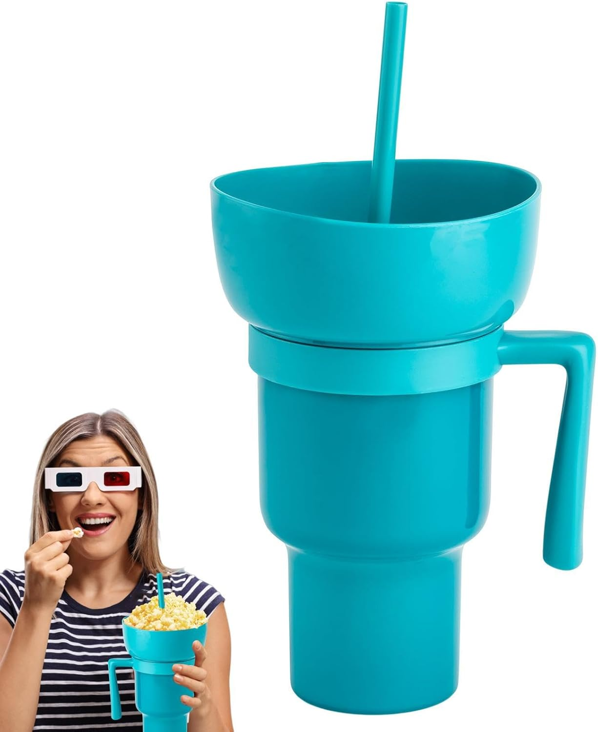 Stadium Cups with Snack Bowl On Top 2