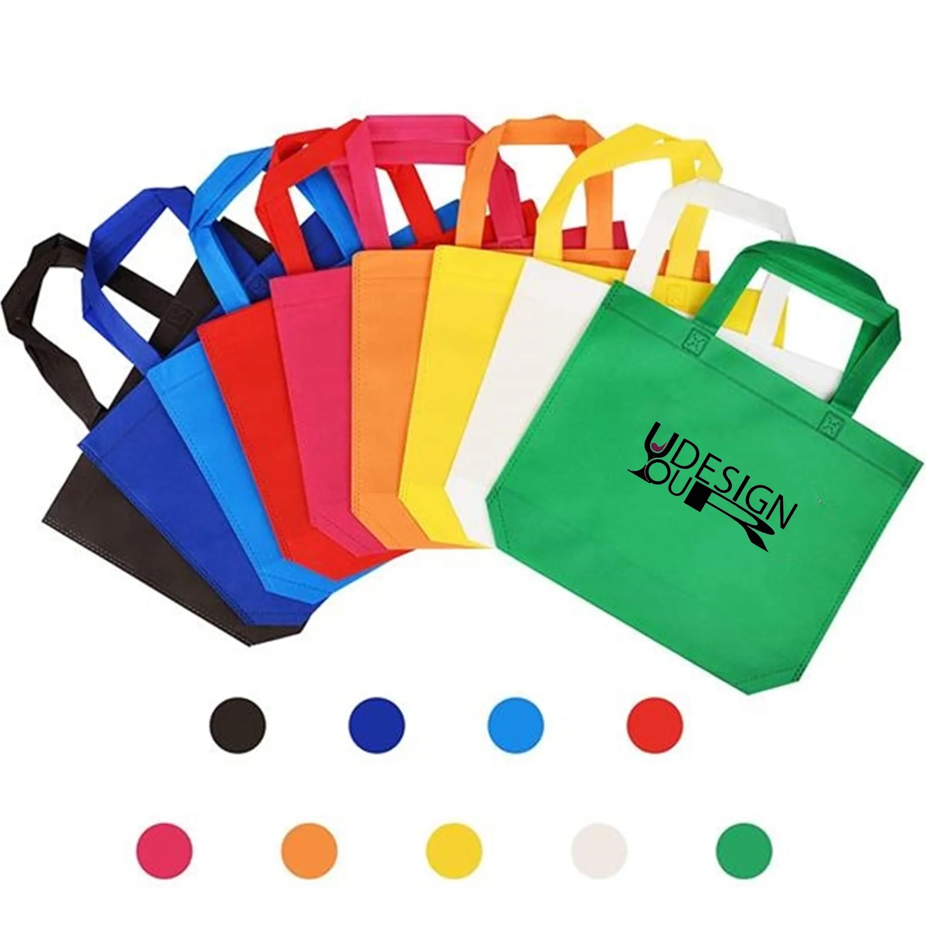 13" Non-Woven Grocery Tote Bag MOQ100 5