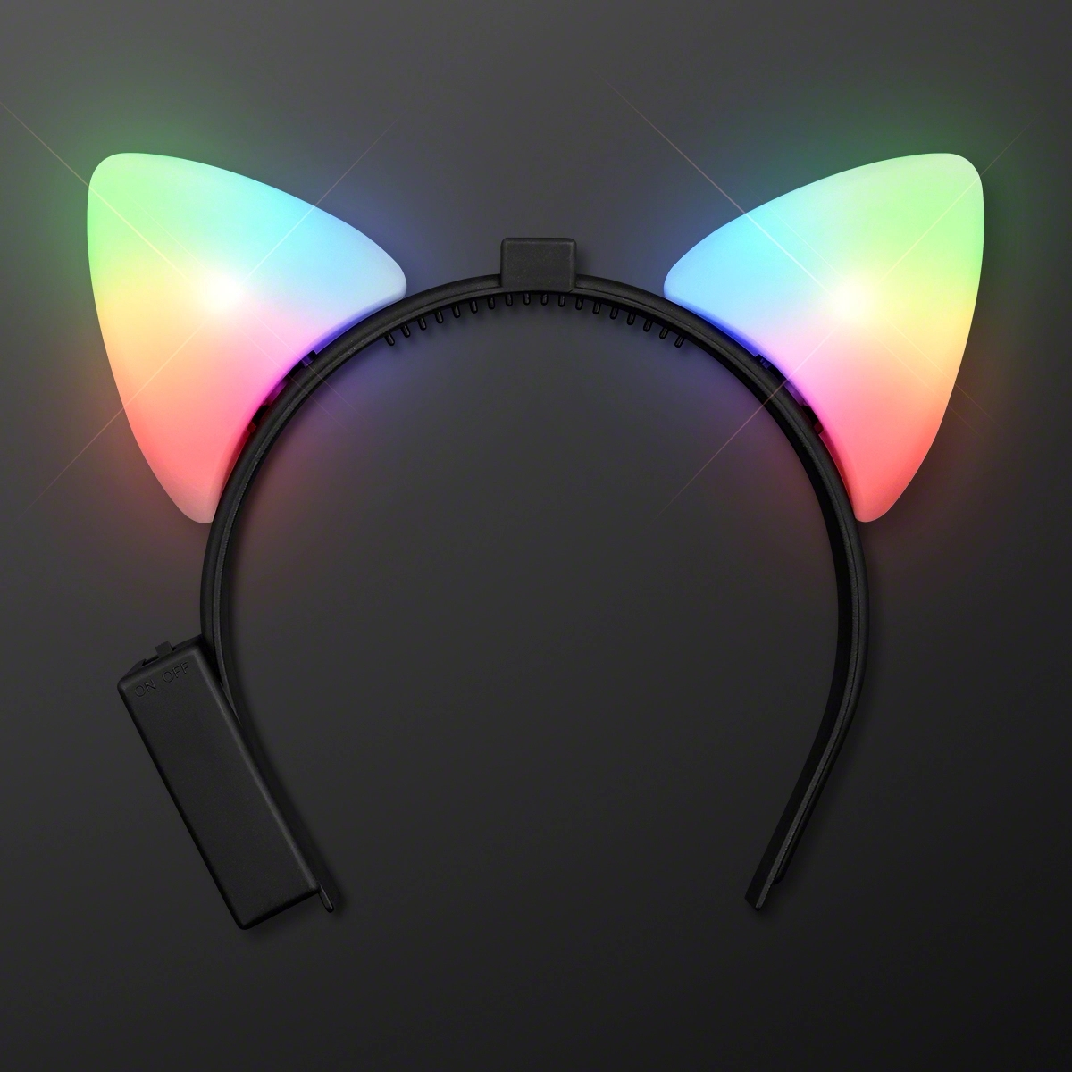 Blinking LED Cat Ears Headband 4