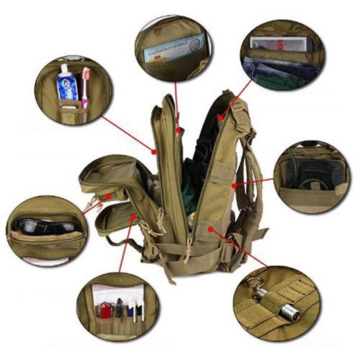 Tactical Military Mountaineering Backpack 6