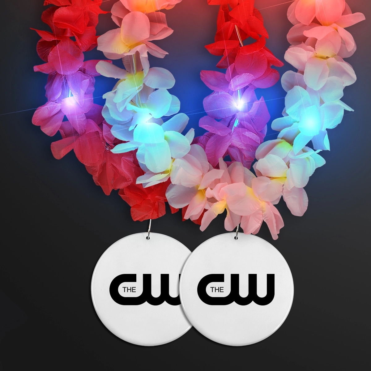 Light Up Hawaiian Leis with Custom Circle Medallion 15