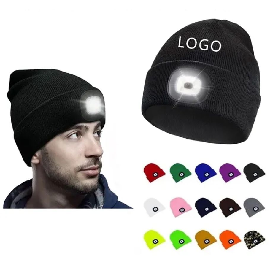 LED Beanie Hat with Light 2