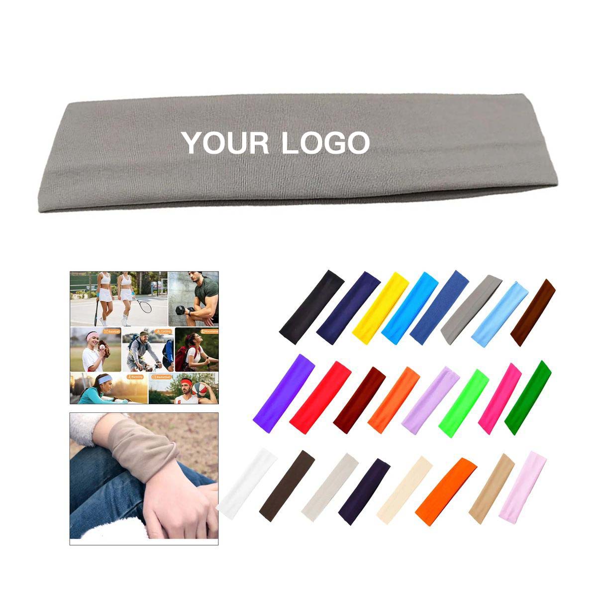 Breathable Headband with Wide Coverage Design 2