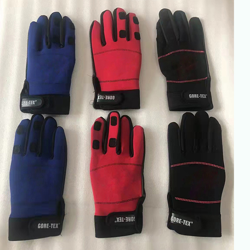 Non-slipping Silicone Convertible 3 Cut Fingers Fishing Gloves 6