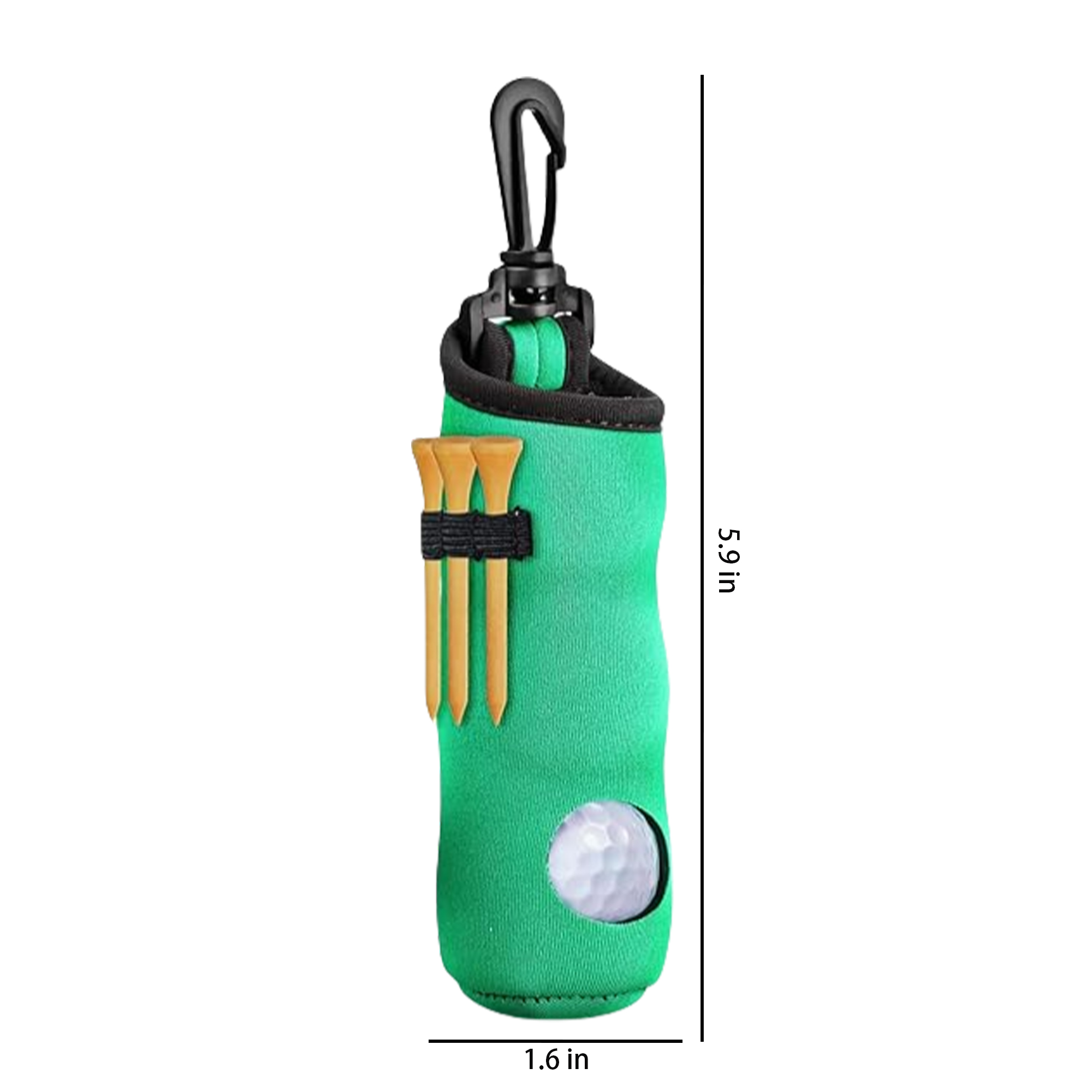 Portable Neoprene Golf Ball Holder 3