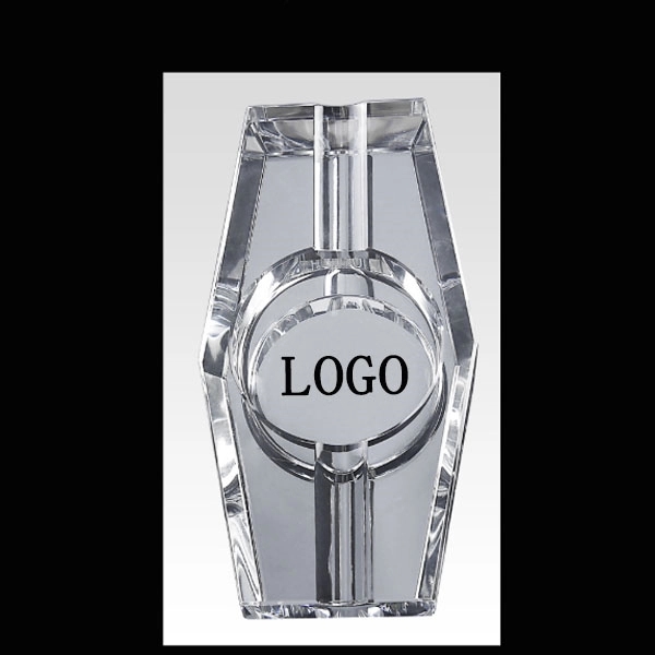 Custom Crystal Cigar Ashtray 1