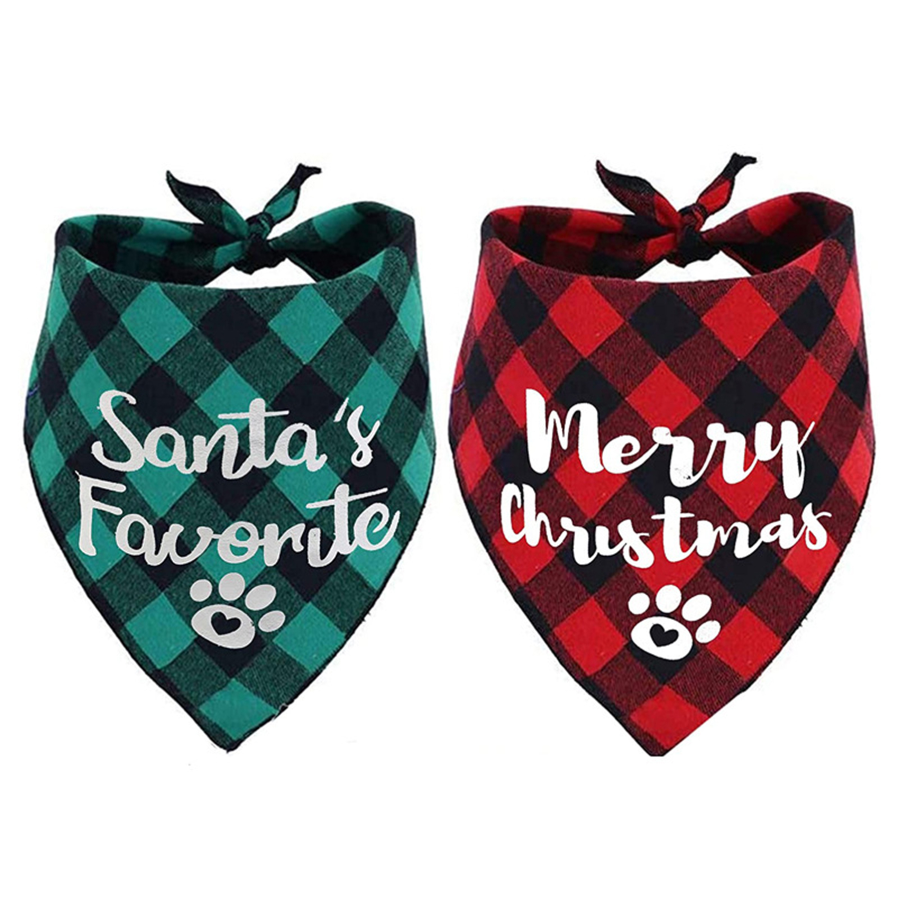 Pet Christmas Hat And Scarf Set 4