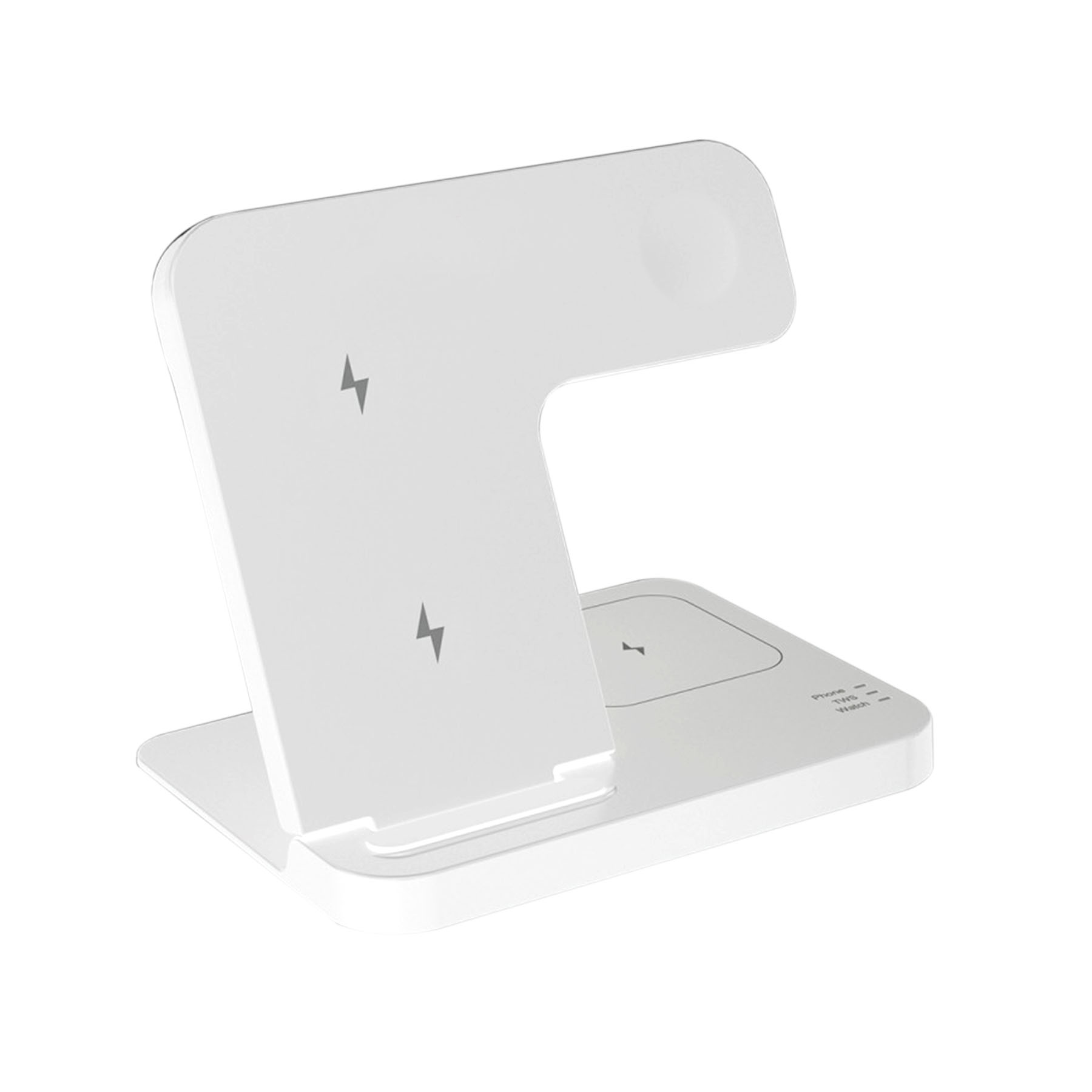 15W 3-In-1 Foldable Fast Wireless Charging Stand For Cell Phone, Apple Watch, Air Pods 2