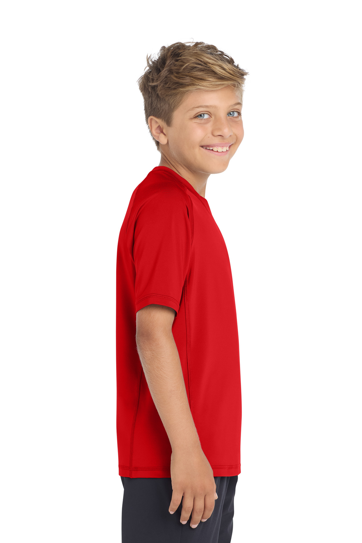 Sport-Tek Youth Rashguard Tee. YST470 19