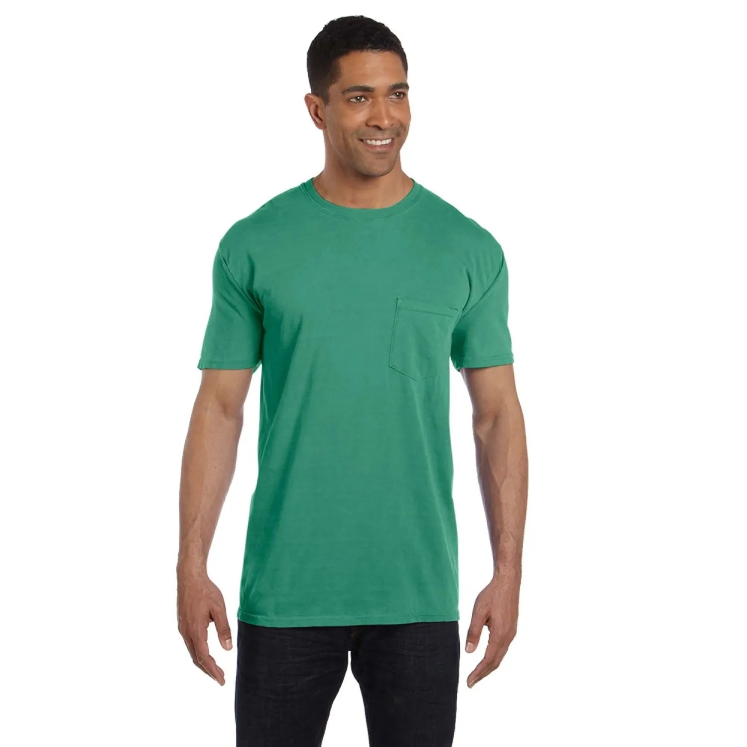 COMFORT COLORS ADULT HEAVYWEIGHT 6.1 OZ. POCKET T-SHIRT 80