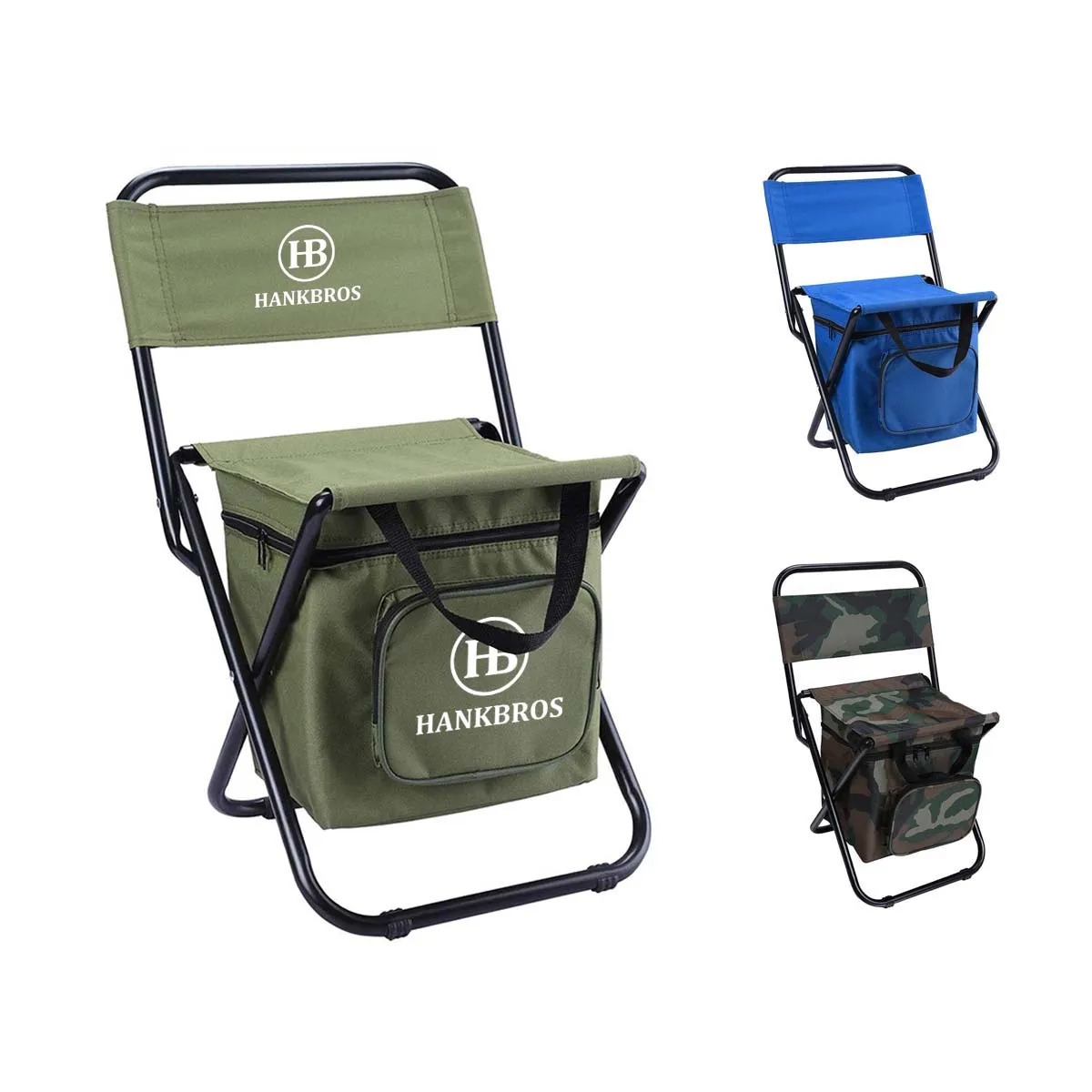 Fishing Foldable Chair with Cooler Bag 1
