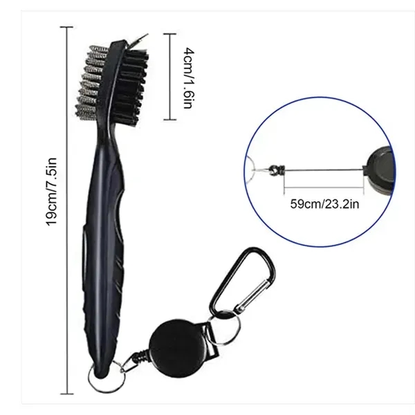 Golf Club Cleaning Brush with Keychain 5