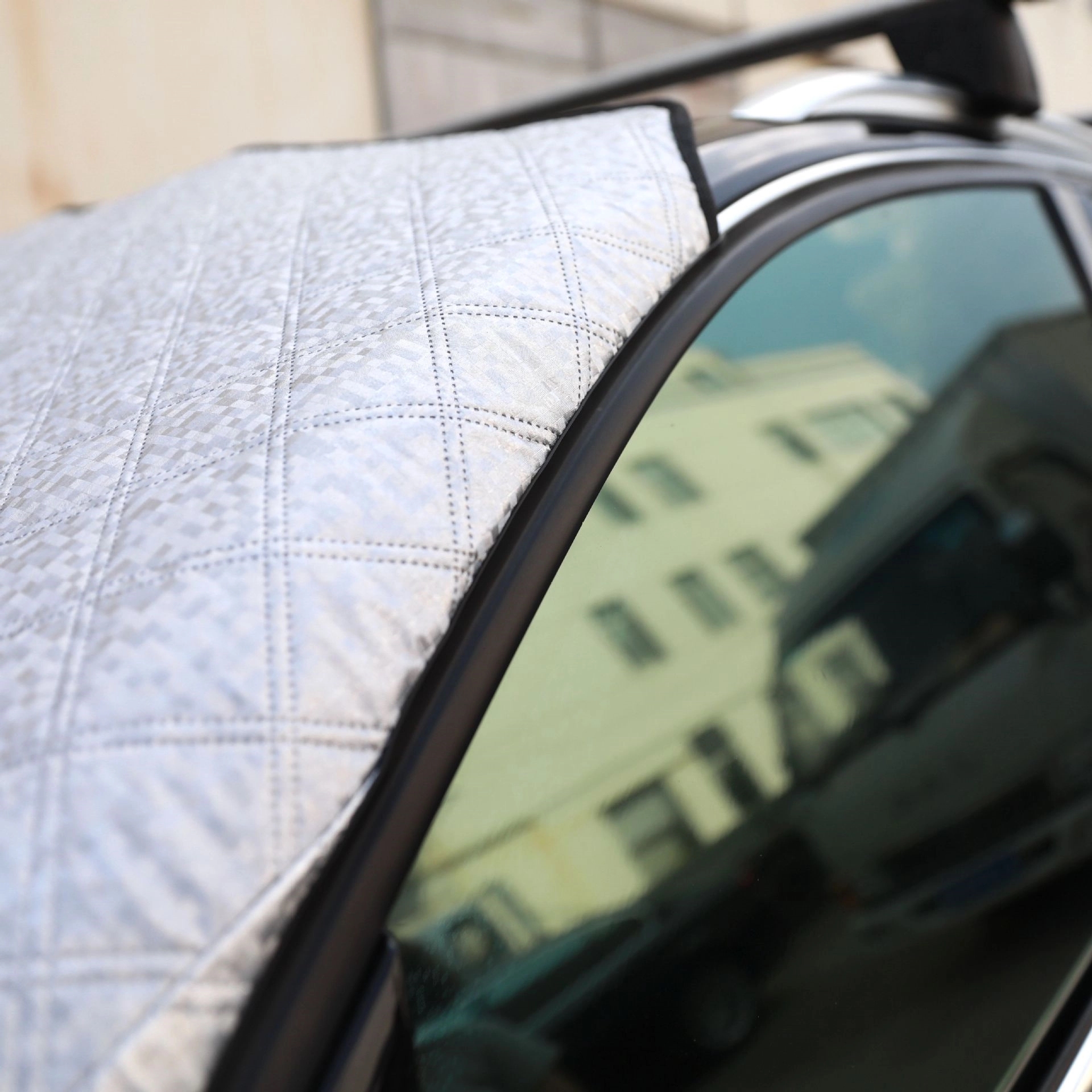 Car Windshield Snow Ice Magnetic Two Mirror Covers 7