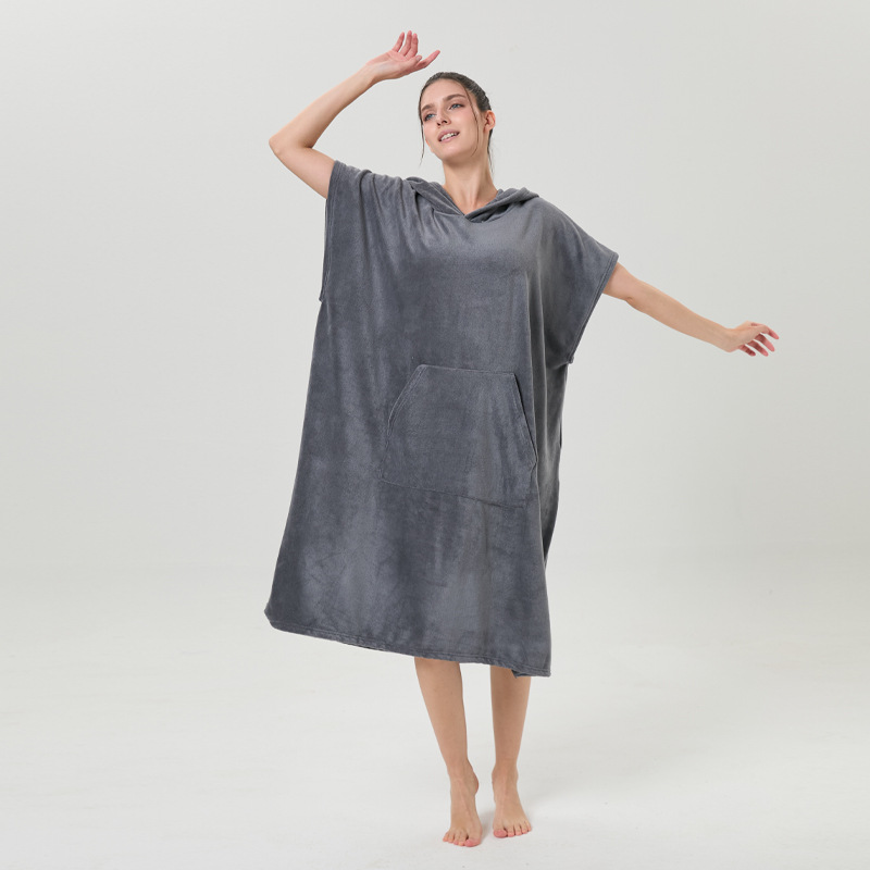 Surf Poncho Changing Robe with Hood 6
