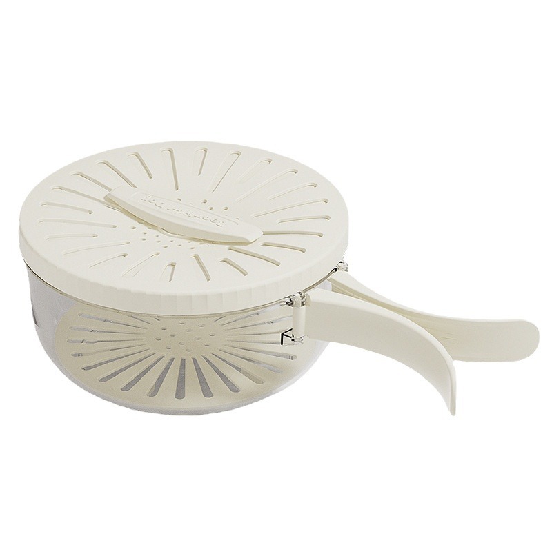Folding Handle Double Layer Multifunctional Drainer Basket 6