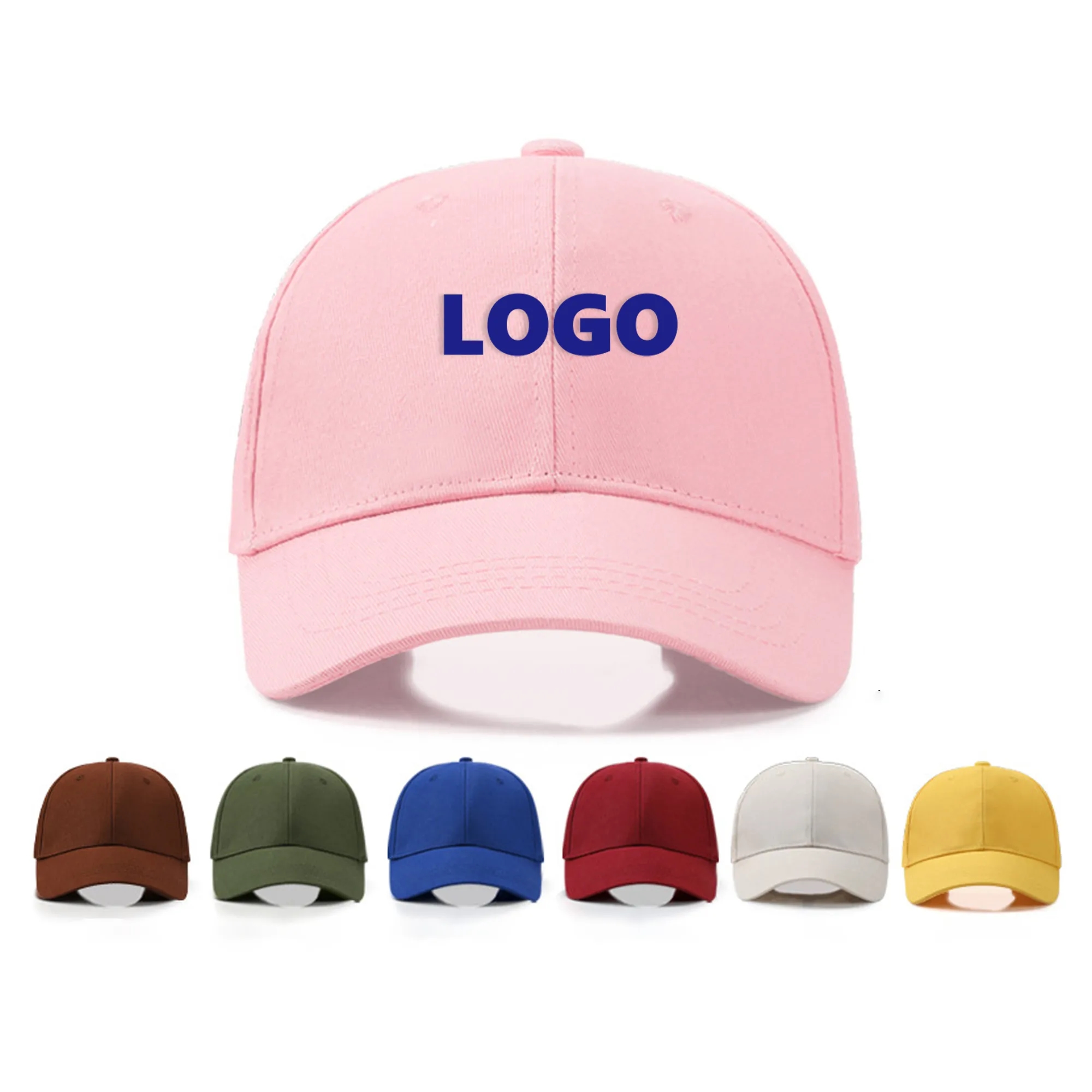 MOQ 20pcs Cotton Constructed Adjustable Baseball Cap 2