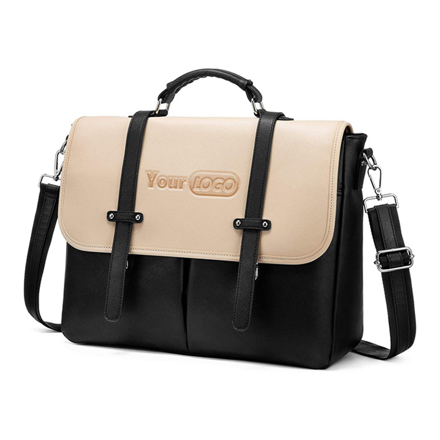 Laptop for Women 15.6 inch Briefcase PU Leather Bag 2