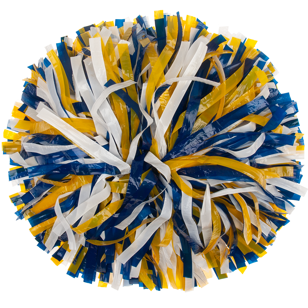 Custom Wet-Look Show Pom - Two or Three Colors Mixed 64