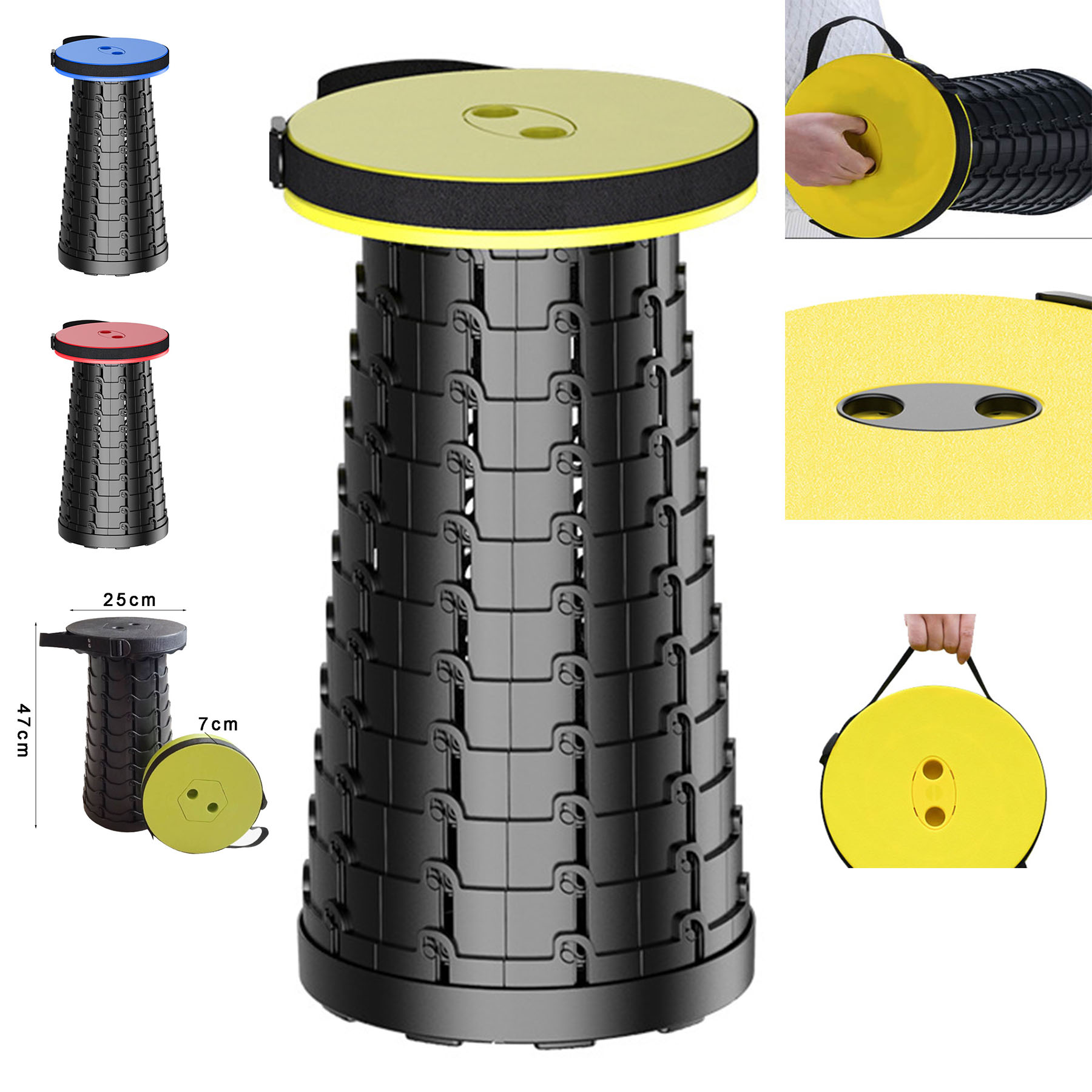 Portable Outdoor Telescopic Folding Chair 2