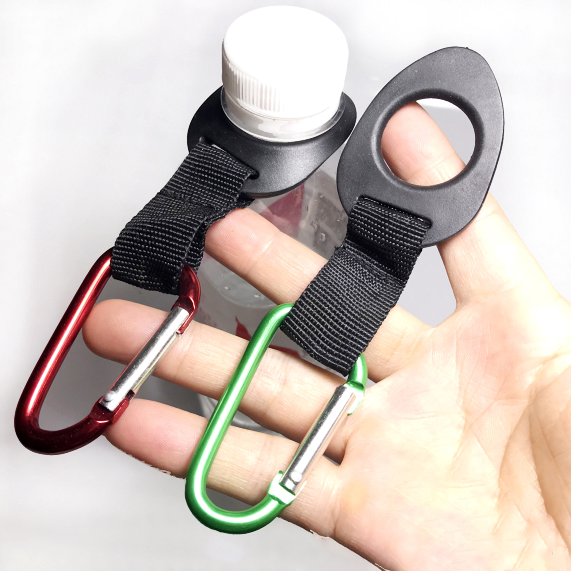 Multifunctional Water Bottle Holder w/Carabiner Clip 2