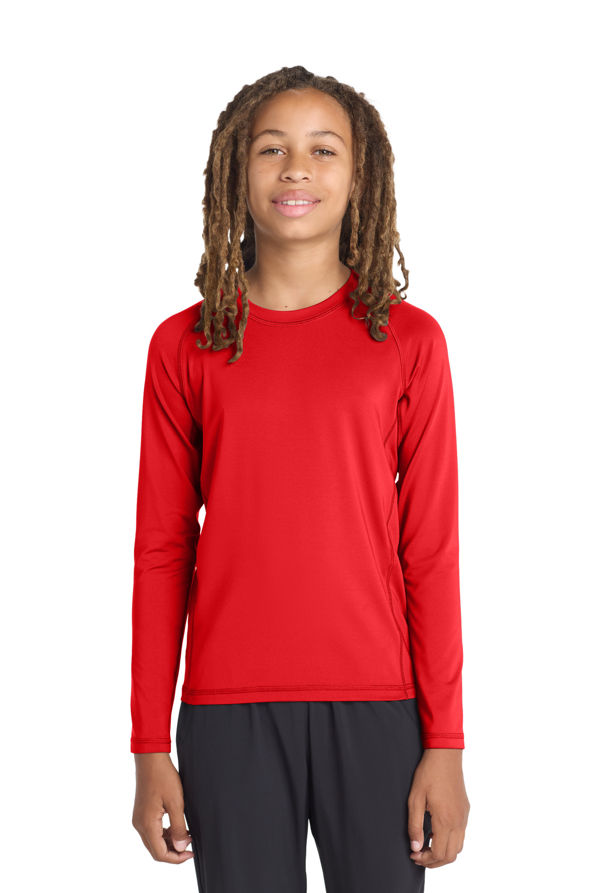Sport-Tek Youth Long Sleeve Rashguard Tee. YST470LS 21