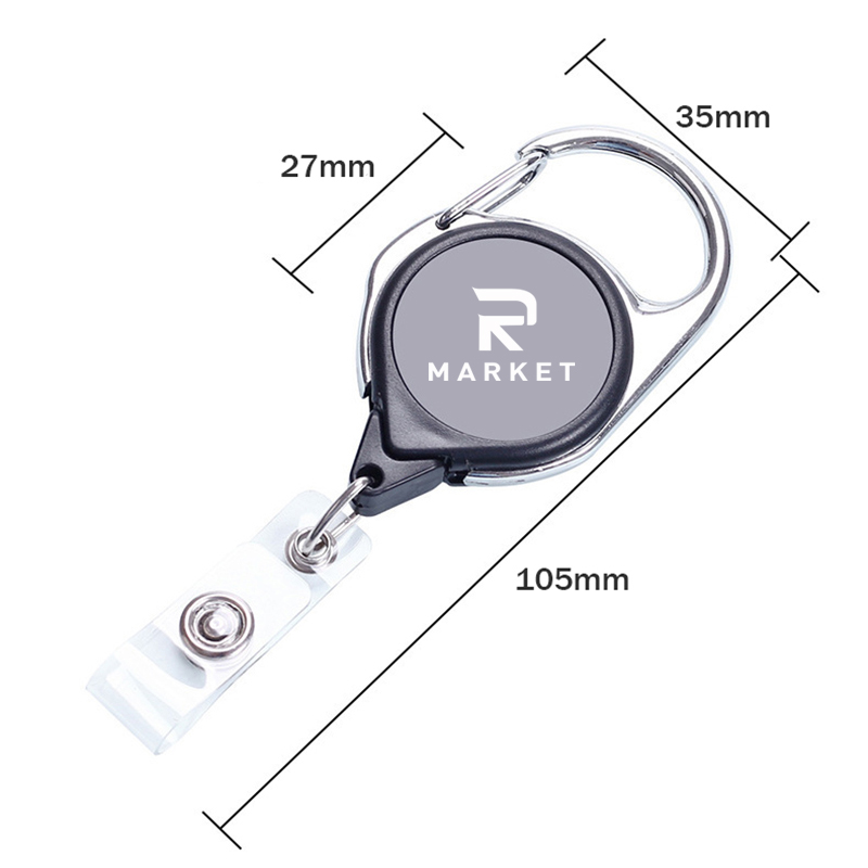Badge Reel come with a slide-type belt clip 3