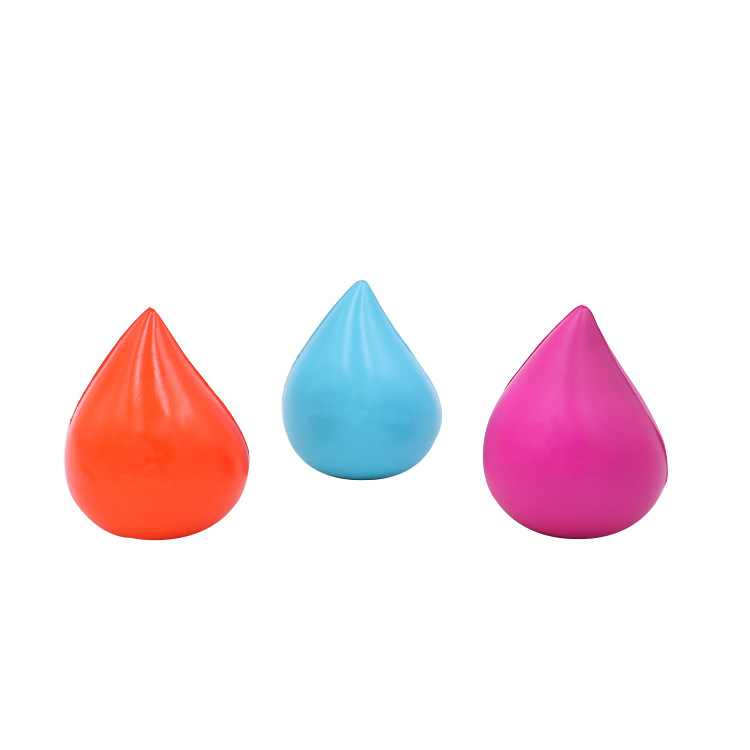 Water Drop PU Foam Anti Stress Ball 1