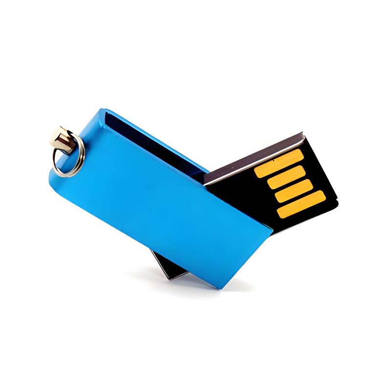 Aluminum Swivel USB Flash Drive (512MB) 2