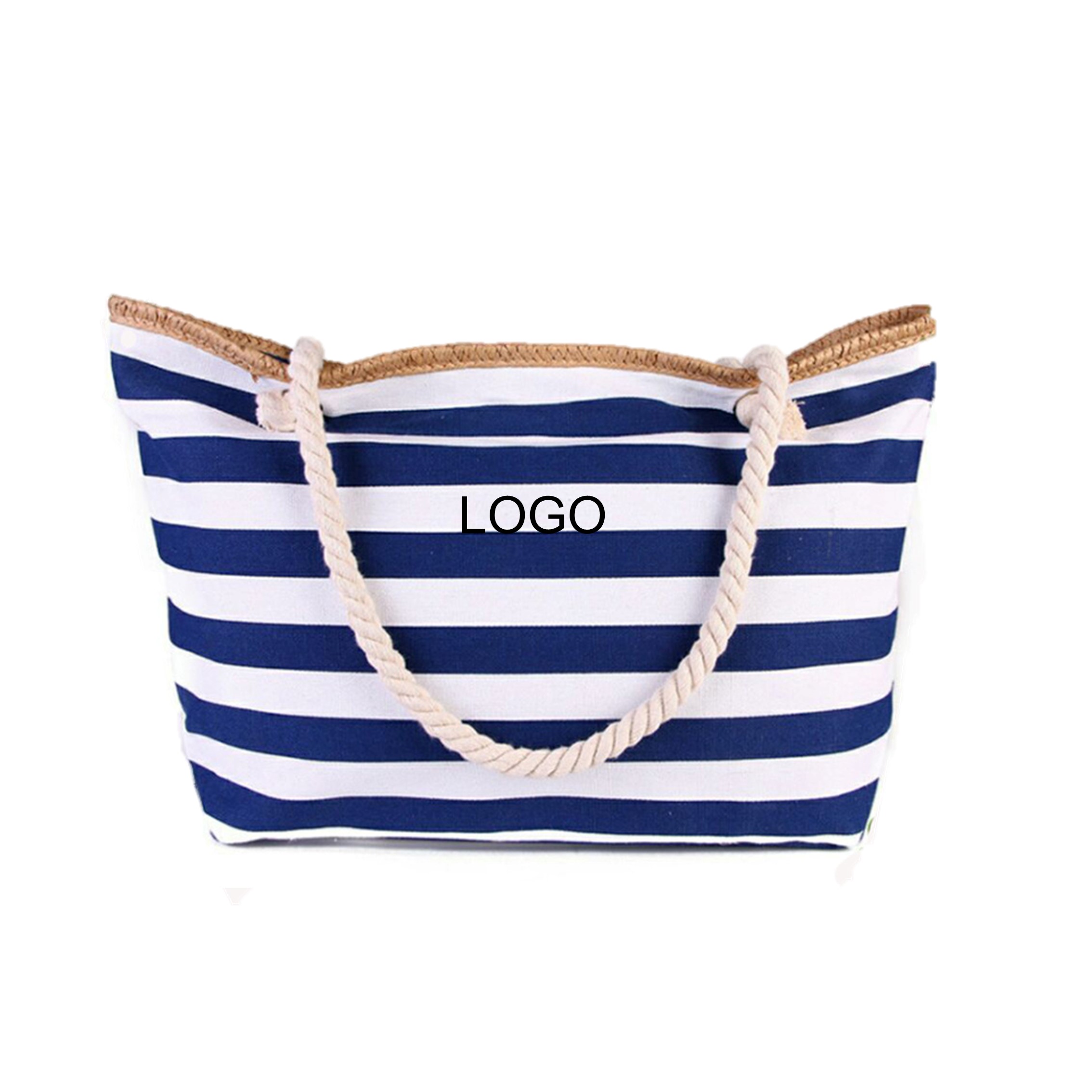 Shoulder Beach Shopping Bag Cotton Canvas Tote Bag, custom tote bag with logo imprint 2