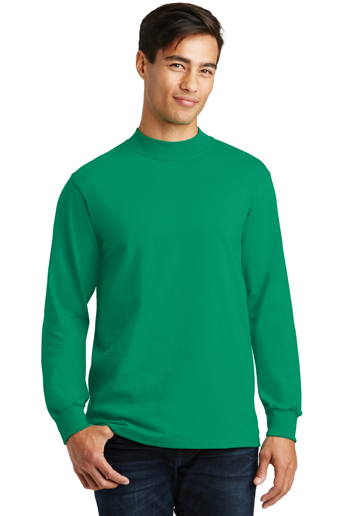 Port & Co Essential Mock Turtleneck. PC61M 9