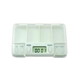 4 Compartment Medicine Pill Case With Alarm Reminder 5