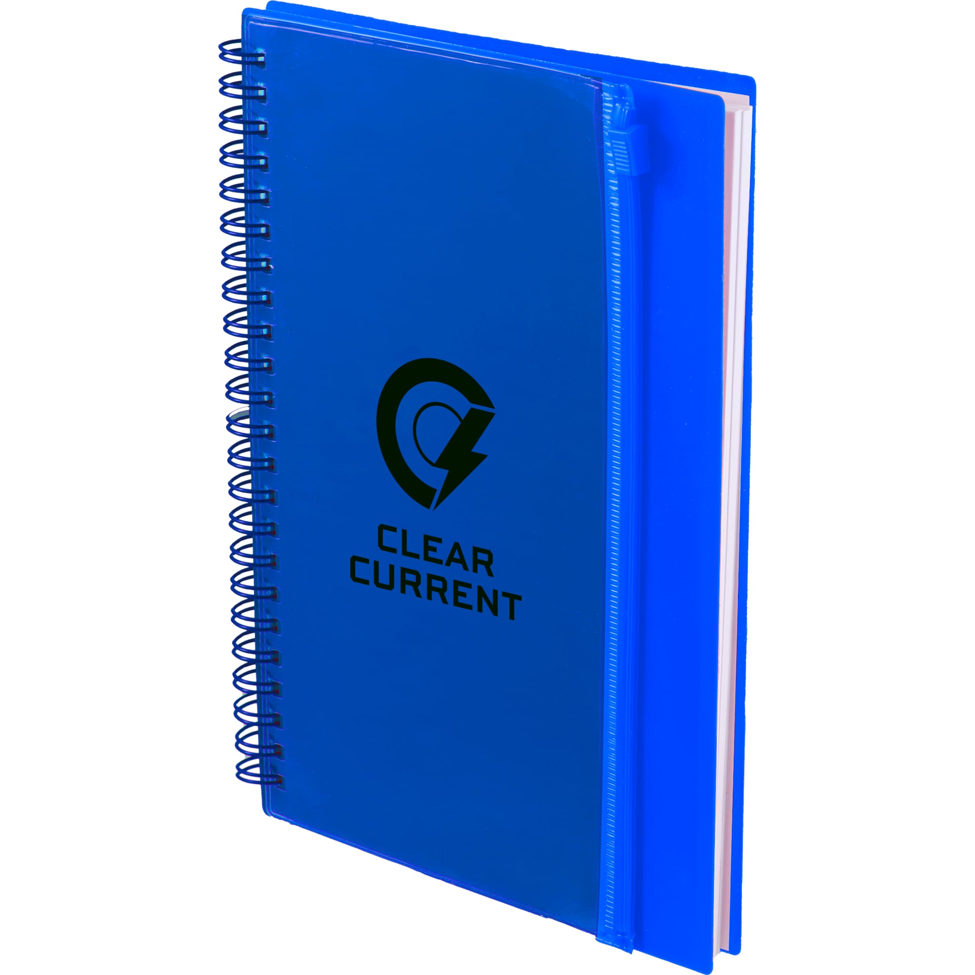 5.5" x 8.5" Spiral Notebook with Clear Pocket 13