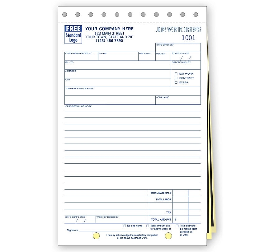 Work Orders, Job, Carbon, Small Format 1